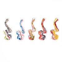 Glaspfeife Mini Bubbler 15cm versch. Farben