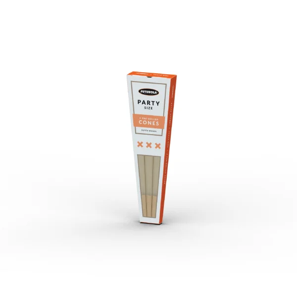 Futurola Cones Pre-Rolled Party Size Dutch Brown 3Stk