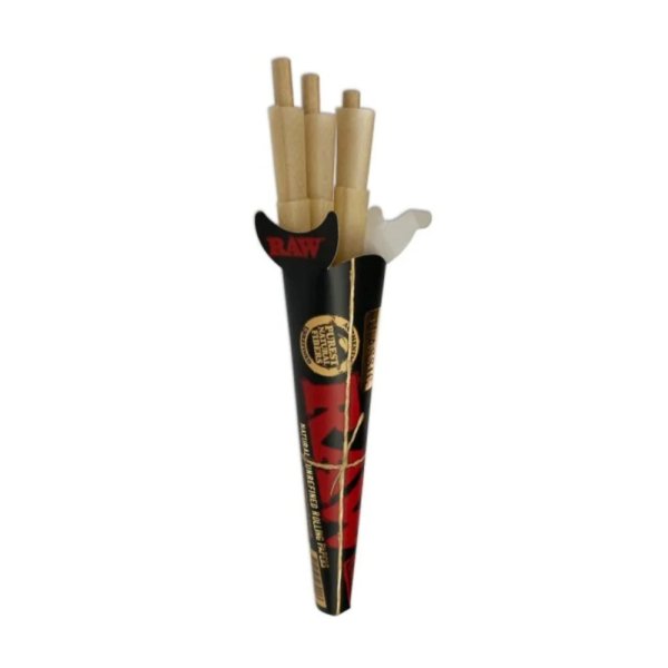Raw Cones Black 1 1/4 6Stk.