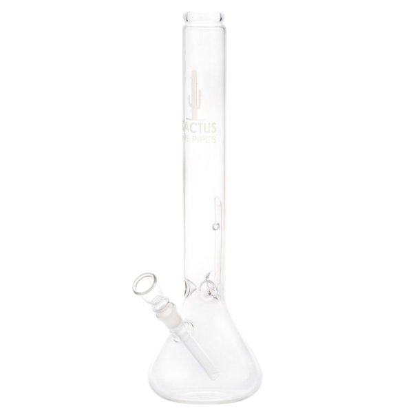 Kaktus Glas Bong Becher H:44cm - D:50mm Sockel:18.8mm