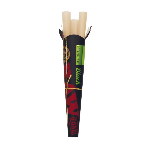 Raw Cones Black Organic Hemp King Size 3Stk.