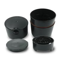 Vakuumbehälter CannaVac Lok mit Grinder - Blau