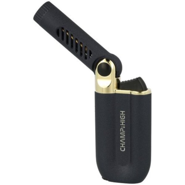 Champ High Mini Stabfeuerzeug mit Knickfunktion - Schwarz