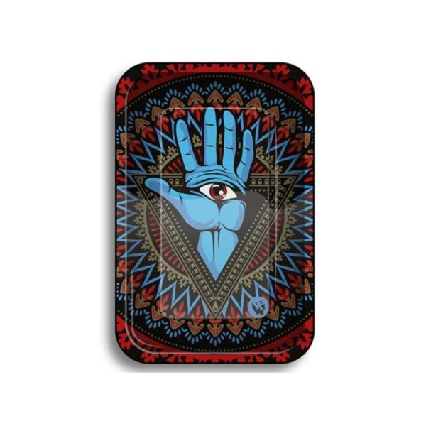 Fire Flow Rolling Tray Metal Trippy 3rd Eye Box 1Stk. (275 mm x 175 mm)