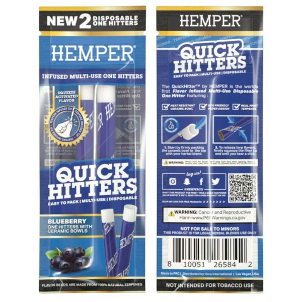 Hemper QuickHitters, 2Stk – Blueberry