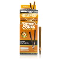 Hemper King Size Cones mit Glass Filter Tips, 2Stk...