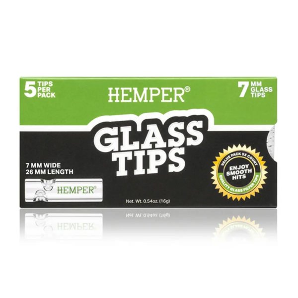 Hemper Glass Tips 7mm, 5Stk