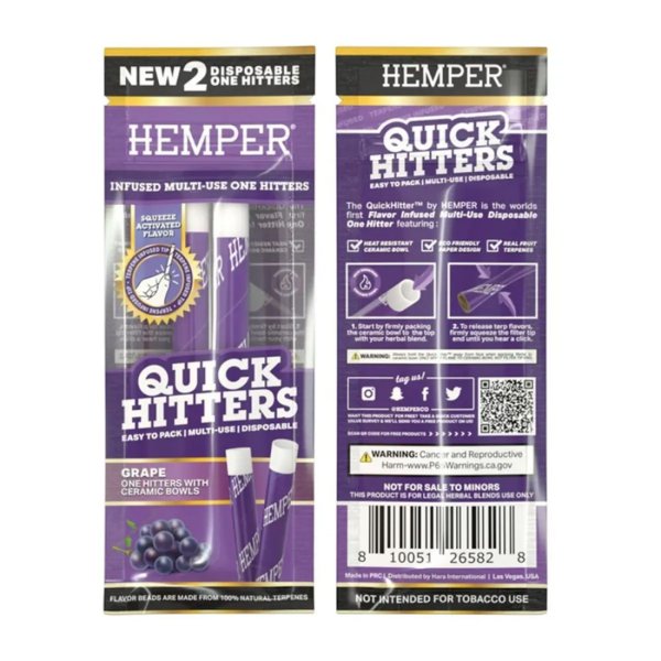Hemper QuickHitters, 2Stk – Grape