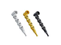 Champ High Pfeife Metall Skull, 12,4cm