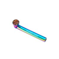 Champ High Pfeife Rainbow Glas mit Grinder