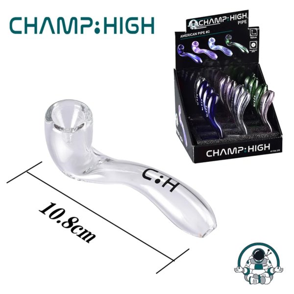 Champ High Pfeife Glas American #2 - 10,8cm