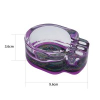 Champ High Aschenbecher Glas Skull