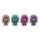 Champ High Aschenbecher Glas Skull