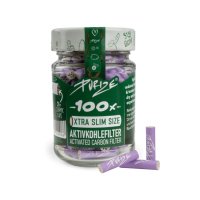 Purize Aktivkohlefilter XTRA Slim Size im Glas 100Stk....