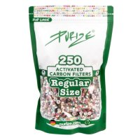 Purize Aktivkohlefilter Regular 9mm, 250Stk. Allcolour