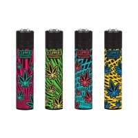 Clipper Feuerzeug Kollektion 4er Set Leaves 40 D