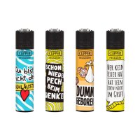 Clipper Feuerzeug Kollektion 4er Set Dumm 2
