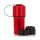 Hemper The Keeper 3-in-1 Grinder & Aufbewahrungsbehälter - Rot/Schwarz