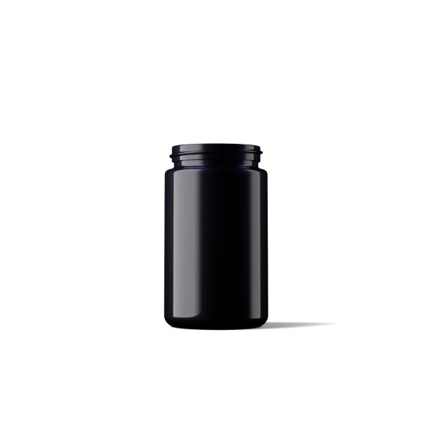 Miron Violettglas Weithals mit Deckel 150ml