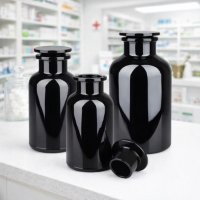 Miron Violettglas Libra Apothekerglas mit Deckel 250ml