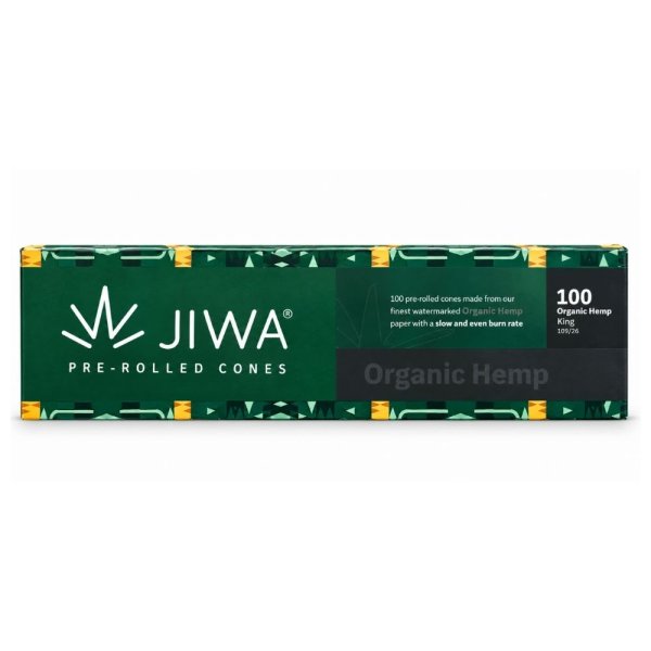 Jiwa Cones King Size Organic Hemp 100Stk.