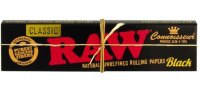 Raw Papers Black mit Tips