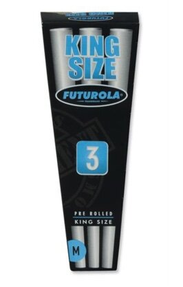 Futurola Cones Pre-Rolled King Size bleached, 3Stk