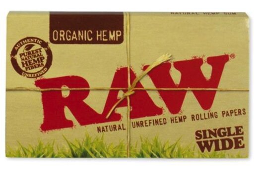 Raw Papers Organic Hemp Single Double Wide