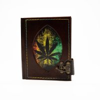 Tagebuch Leder diverse Dekore - klein