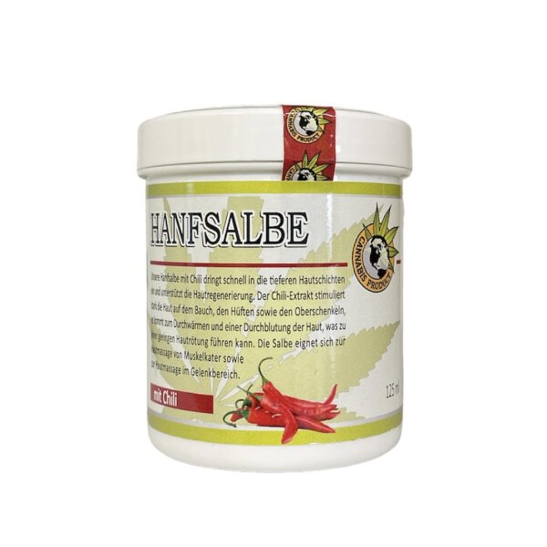 Cannabisproduct Hanfsalbe - 125 ml Chili