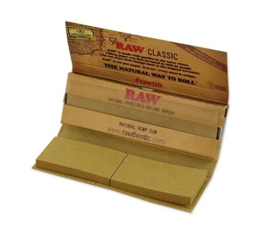 Raw Papers Classic mit Tips 1 1/4