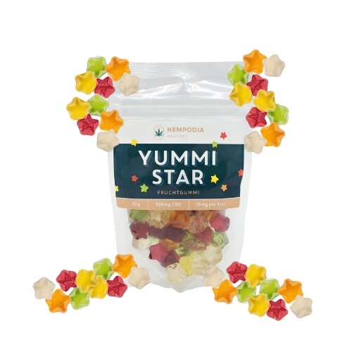 Yummi Star  35g -  CBD Fruchtgummi mit 350mg
