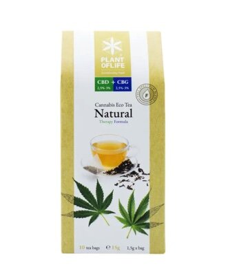 Plant of Life Tee Natural - CBD+CBG, 15g