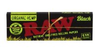 Raw Papers Black Organic 1 1/4
