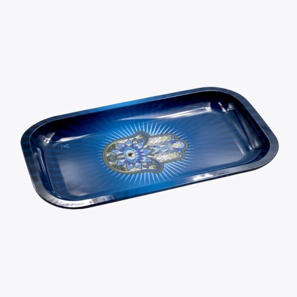 Syndicate Mischschale Metall Hamsa Blue-18x14 cm