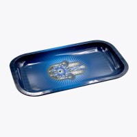 Syndicate Mischschale Metall Hamsa Blue-18x14 cm