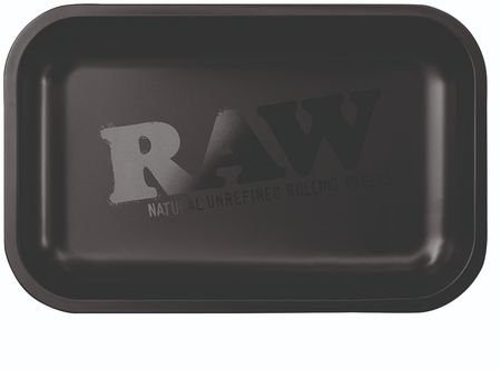 Raw Rolling Tray Black Matte-small 17,5x27,5