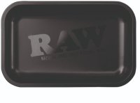 Raw Rolling Tray Black Matte-small 17,5x27,5