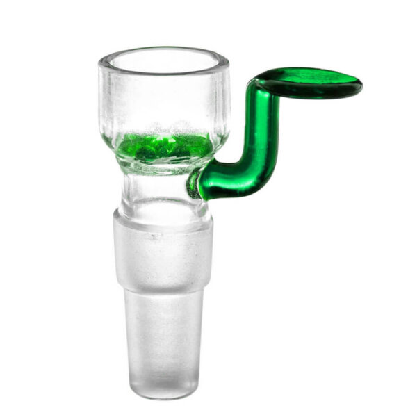 Bong Glastopf Dual Größe 14mm und 18mm, grün