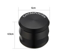 Champ High Grinder Aluminium 60mm schwarz