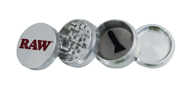 Raw Grinder Aluminium Silber 56mm