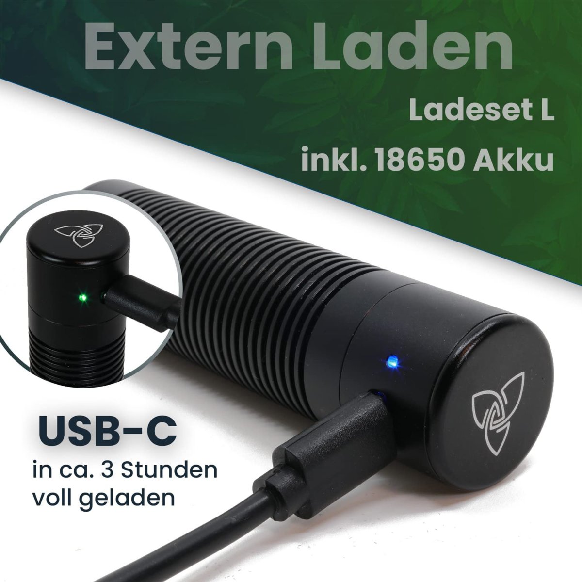 Praktischer VaporizerAkkuadapter für unterwegs jetzt bestellen, 29,90