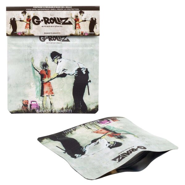 G-Rollz Baggys 90x80mm, 10Stk. Girl Being Frisked