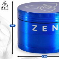 ZEN Vaporizers Grinder Basic blau 49mm