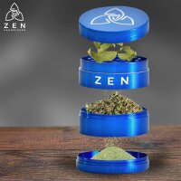 ZEN Vaporizers Grinder Basic blau 49mm