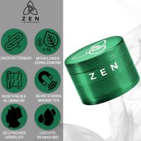 ZEN Vaporizers Grinder Basic grün 49mm