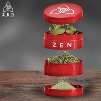 ZEN Vaporizers Grinder Basic rot 49mm