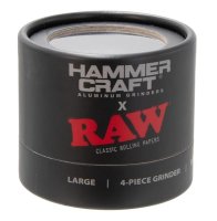 Raw Grinder Aluminium Schwarz 62 mm