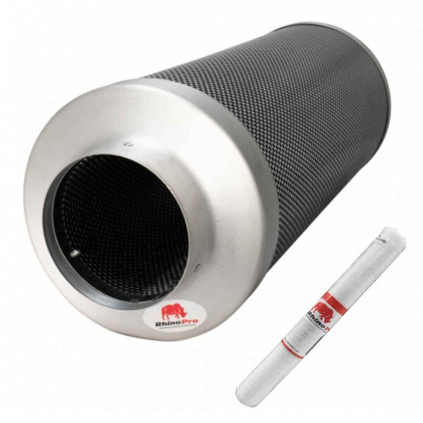 Aktivkohlefilter 125mm x 500mm | Rhino Pro 680 | 125mm | 580-800m³/h