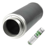 Aktivkohlefilter 150mm x 600mm | Rhino Hobby 700 | 150mm Flansch | 600 - 800m³/h